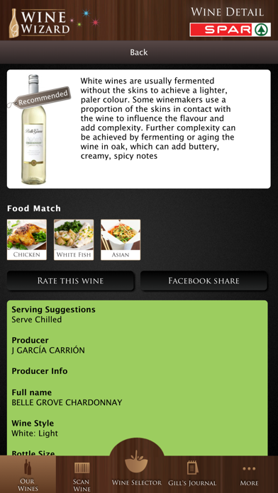 Screenshot #2 pour SPAR Wine Wizard