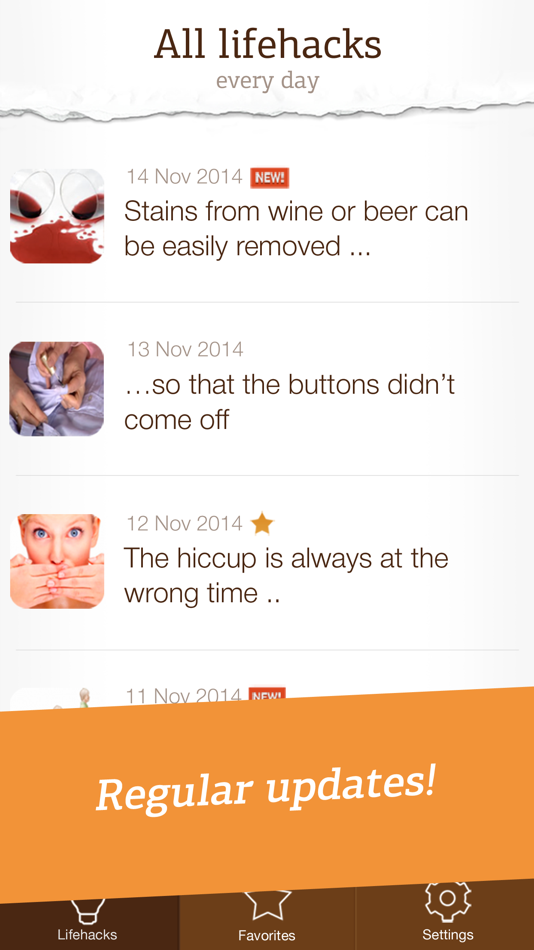 #5. Life Hacks - useful tips and tricks (iOS) Podle: Maxim Radchenko