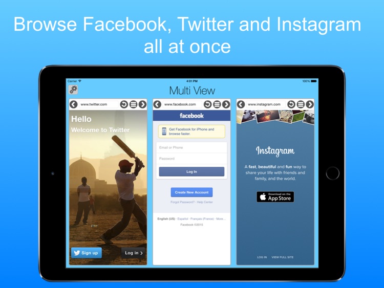 Multi View - A Multi-view Mobile Browser