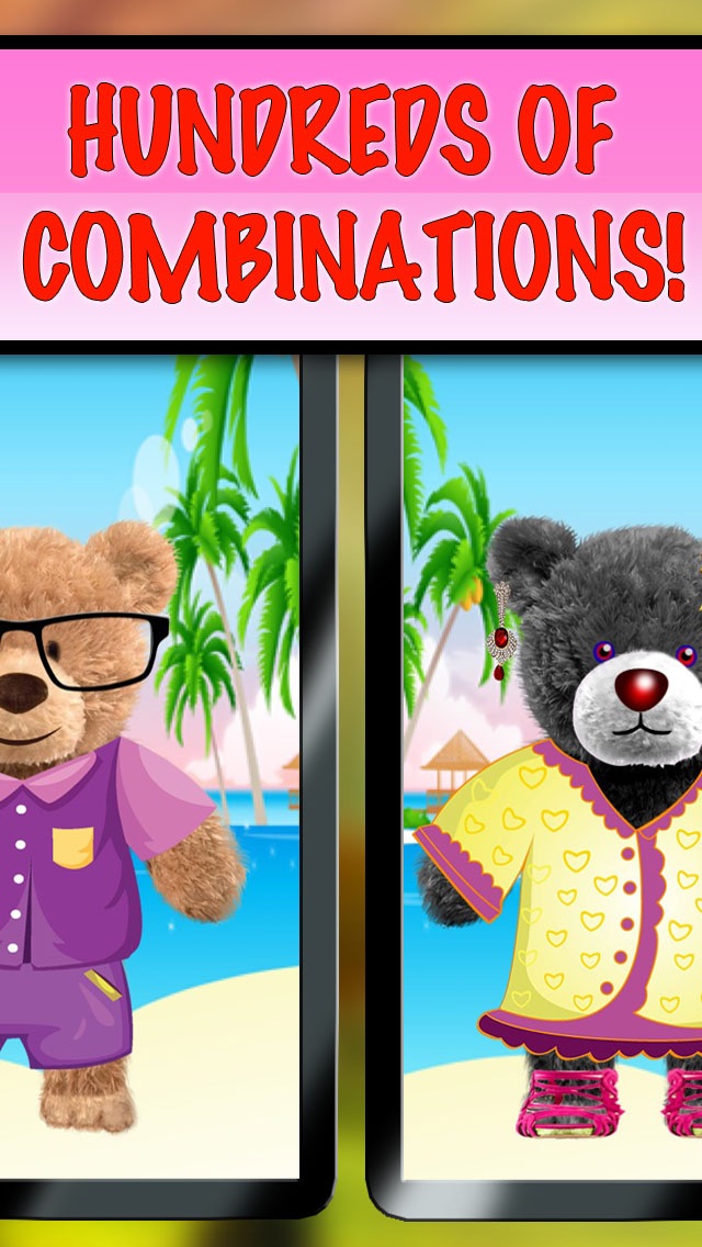Teddy Bear Maker - Free Dress Up and Build A Bear Workshop Gameのおすすめ画像3