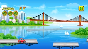 Car Bridge Jump screenshot #2 for iPhone