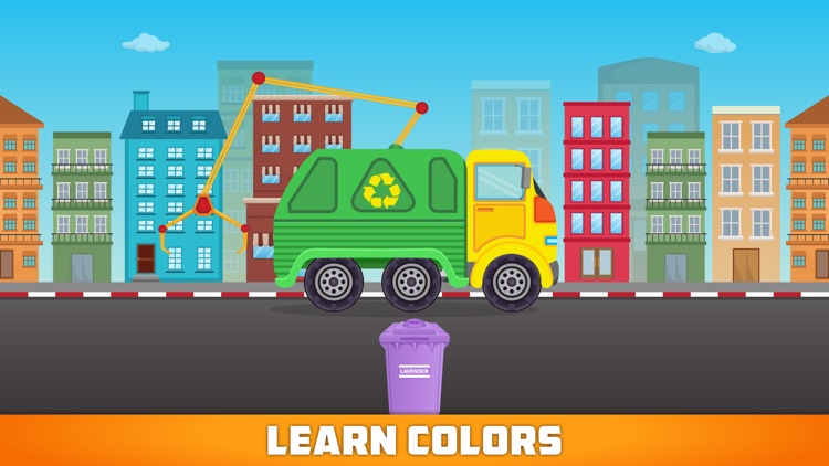 Colors Garbage Truck screenshot-4