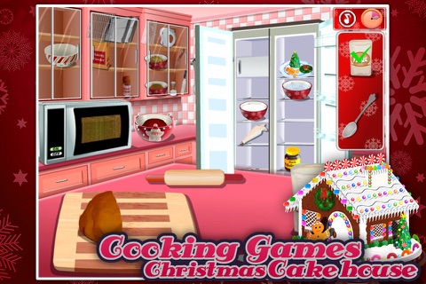 Cooking Games：Christmas Cake Hous screenshot 2