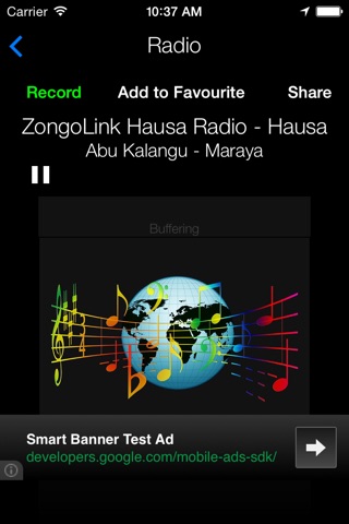 Hausa Radio News Music Recorder screenshot 2