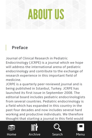 JCRPE - Journal of Clinical Research in Pediatric Endocrinology screenshot 3