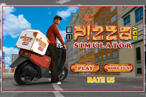 3Dピザ少年シミュレータ - シミュレーションアドベンチャーゲームに乗ってクレイジーバイクライダーと配達自転車のおすすめ画像1