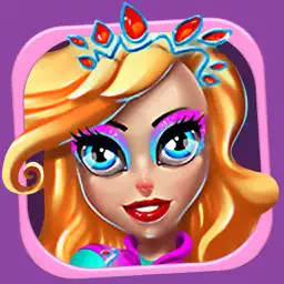 Princess dress-up games - girls make up salon app icon
