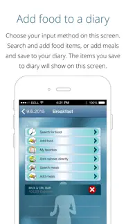 calorie counter free - lose weight, gain fitness, track calories and reach your weight goal with this app as your pal iPhone Captures Décran 3