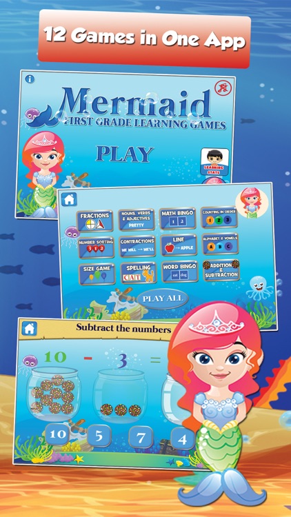 Mermaid Princess Grade 1 Games