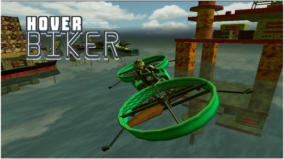 #2. Hover Biker ( 3D Simulation Game ) (iOS) 由: Lime Soda Games