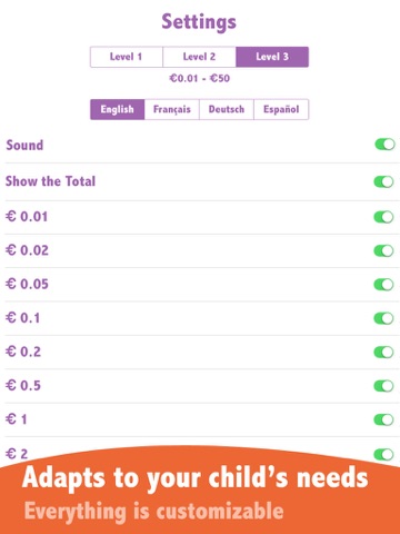 Moca Learning Money (Euro€) screenshot 4