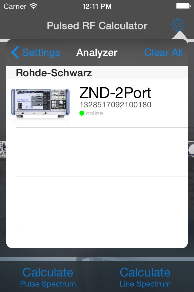 Pulsed RF Calculator screenshot 3