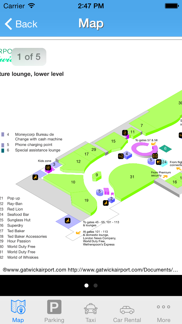 London Gatwick iPlane Flight Information