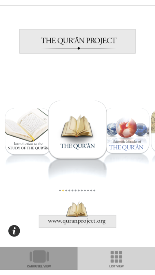 #1. Quran Project (iOS) By: Ashraf Samy