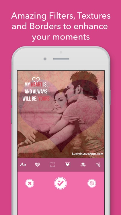 Lucky In Love Photo Editor with Collage Frames, Stickers, and Borders