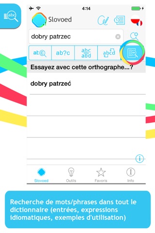 French <-> Polish Slovoed Compact talking dictionary screenshot 2