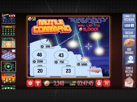 Screenshot #1 for Atari Scratchers