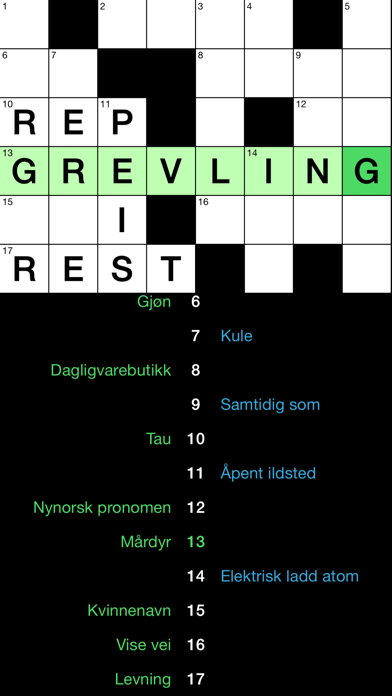 Screenshot #1 pour Lommekryssord