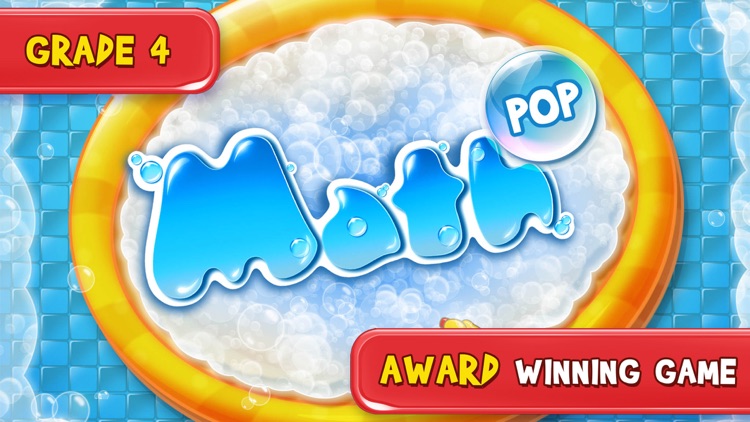 4th Grade Math Pop - Fun math game for kids screenshot-0