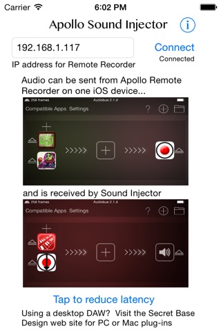 Apollo Sound Injector - Streaming Audio between iOS Devicesのおすすめ画像2