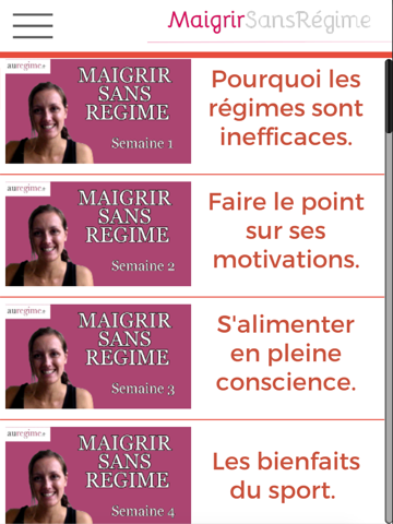 Screenshot #4 pour Video Maigrir sans Regime
