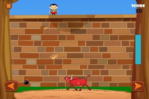 Red Raging Bull Mayhem - Hungry Animal Feeding Game screenshot 2
