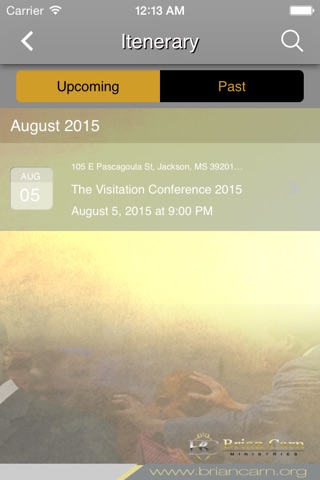 Brian Carn Ministries screenshot 2