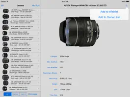 Game screenshot Nikon Lenses+ apk