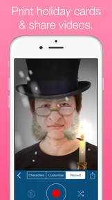 Santify - Make yourself into Santa, Rudolph, Scrooge, St Nick, Mrs. Claus or a Christmas Elf screenshot