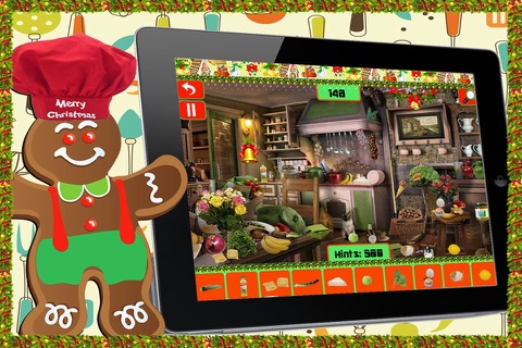 Christmas Kitchen Hidden Objects screenshot 2