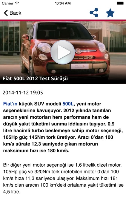 Fiat Haber, Video, Galeri, İlanlar by tasit.com screenshot-3