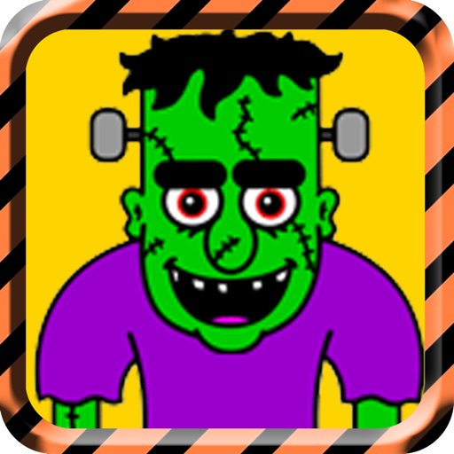 Halloween Frankenstein Drop: Maneuver The Ghostly Beast through this tough, eerie, mysterious, & spooky strategy puzzle game. icon