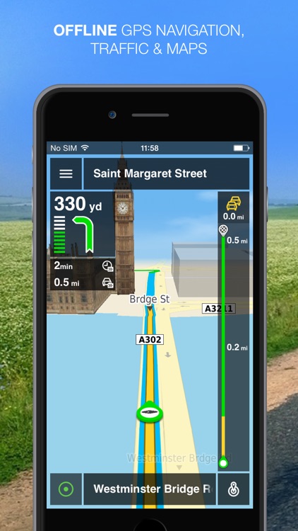 NLife UK & Ireland Premium - Offline GPS Navigation, Traffic & Maps screenshot-0