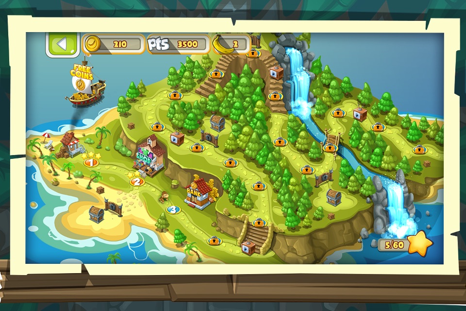 Banana Island Bobo's Epic Tale – Monkey Run & Jump Arcade Game screenshot 3