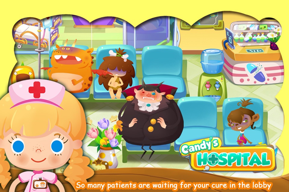 Candy's Hospital - Kids Educational Games screenshot 2