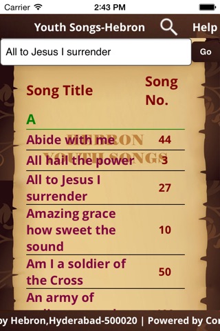 Youth Hebron English Songs screenshot 3