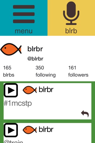 Blrbr - Push to Talk for Twitter screenshot 3