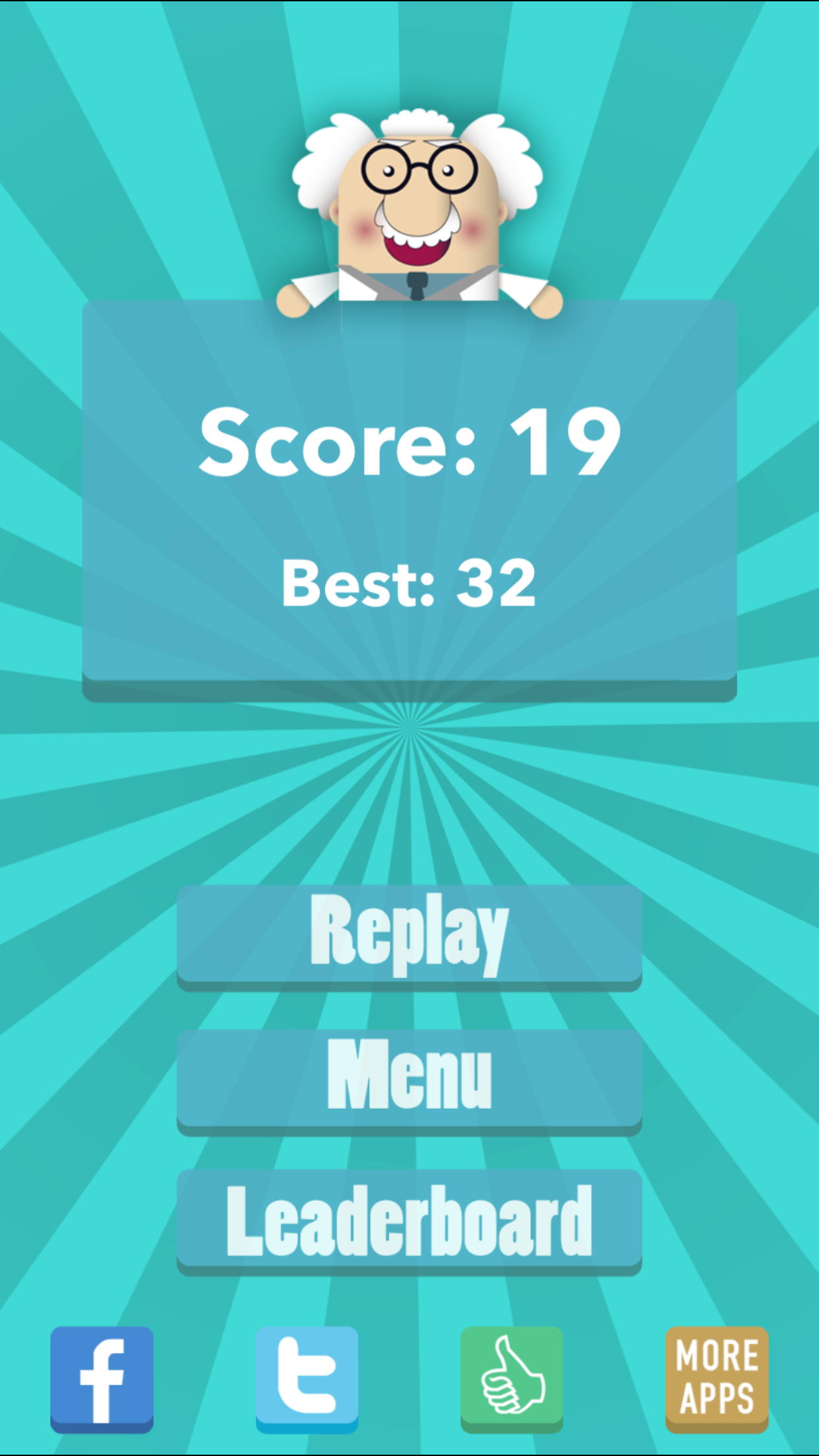 Prof. Math - an addictive arithmetic game screenshot 5