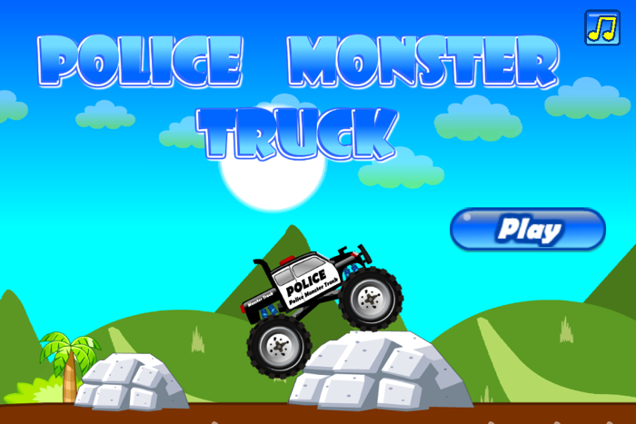 police monster truck