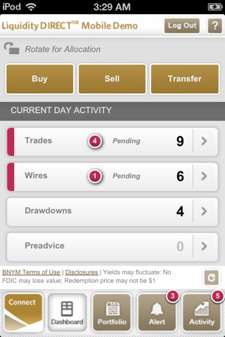 BNY Mellon Connect℠ Mobile for iPhone screenshot 3