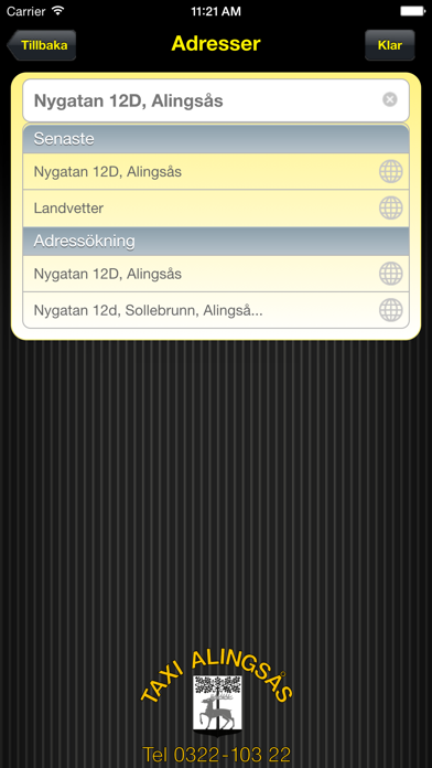 Taxi Alingsås screenshot