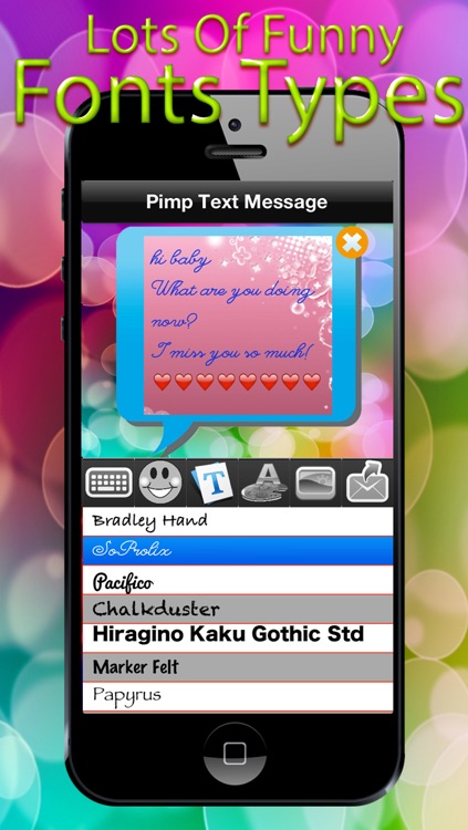 Color Font Bubble Message Free - Funny Colorfy Keyboard Emoji Msg