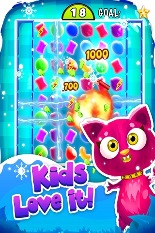 '' Frozen Ice Puzzle''' - match-3 candy game for soda mania'cs gratis screenshot 3