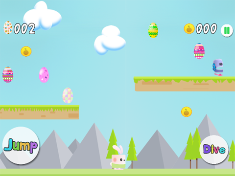 Screenshot #4 pour Easter Egg Bunny Runner HD