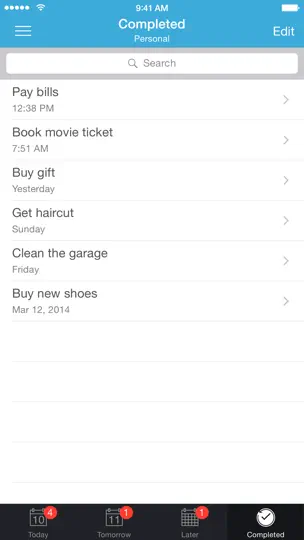 Captura de pantalla de 2 Days en iPhone 4