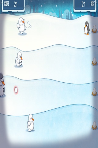 Snowmen Attack The Penguins: Kids arcade screenshot 2