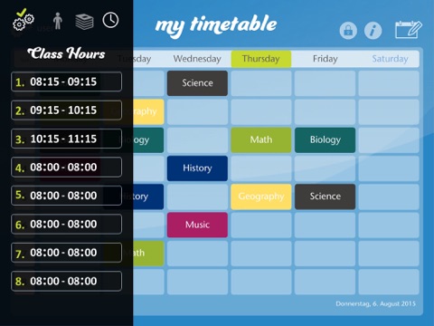 Die Stundenplan-App screenshot 4