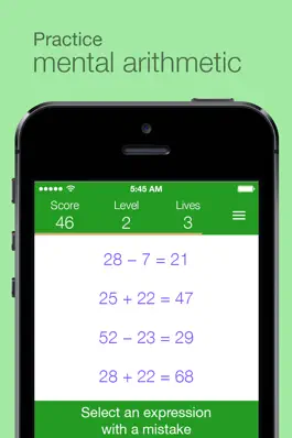 Game screenshot Find the Mistake: Math — practice mental arithmetic, develop attentiveness mod apk