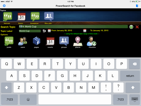 Screenshot #4 pour PowerSearch for Facebook