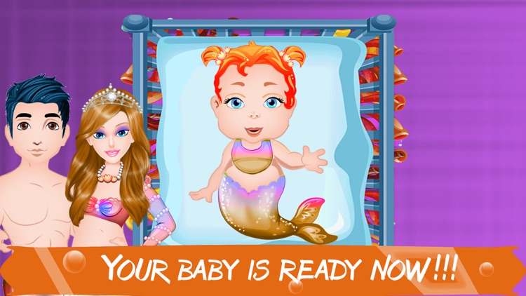 Mermaid New Baby Born and Baby Care Free Games screenshot-4